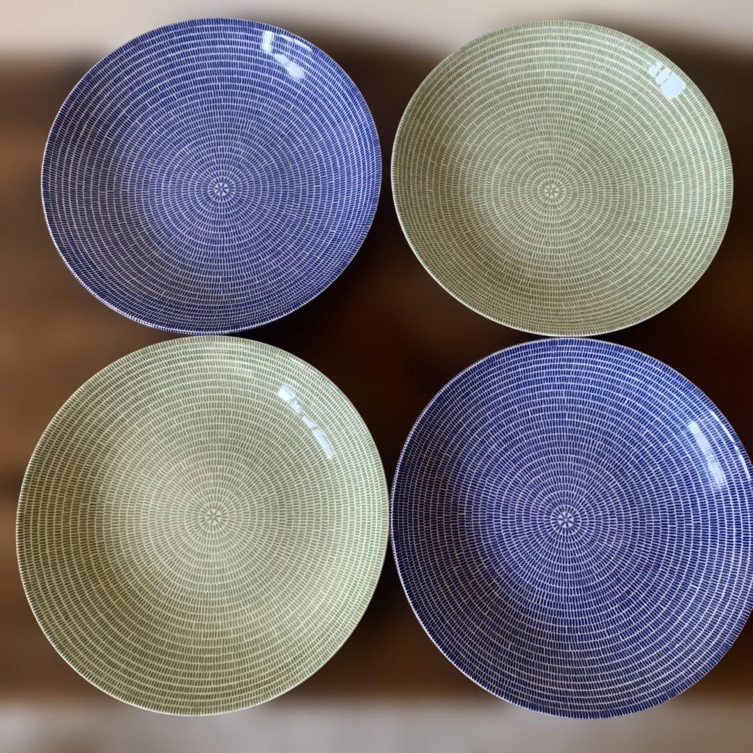 美品 24h avec アラビア アベック パスタプレート ４枚セット