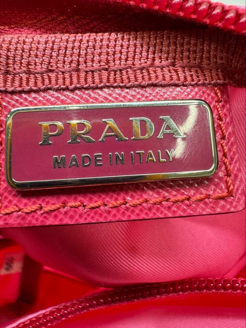 PRADA ピンク ポーチ 1N0021 PEONIA