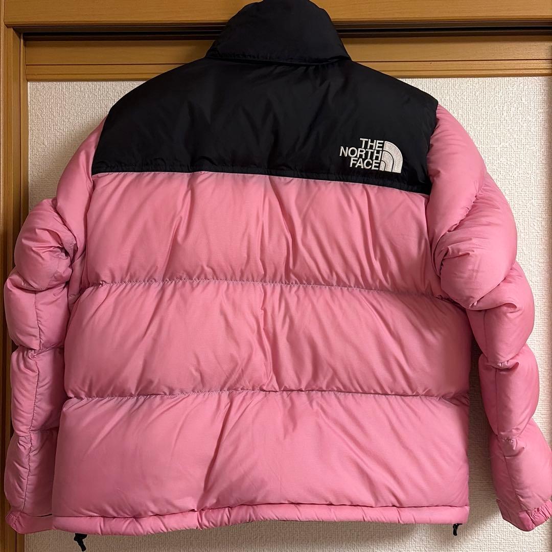 本日限定値下げ　美品　ノースフェイス　ショートヌプシジャケット　ピンク　L