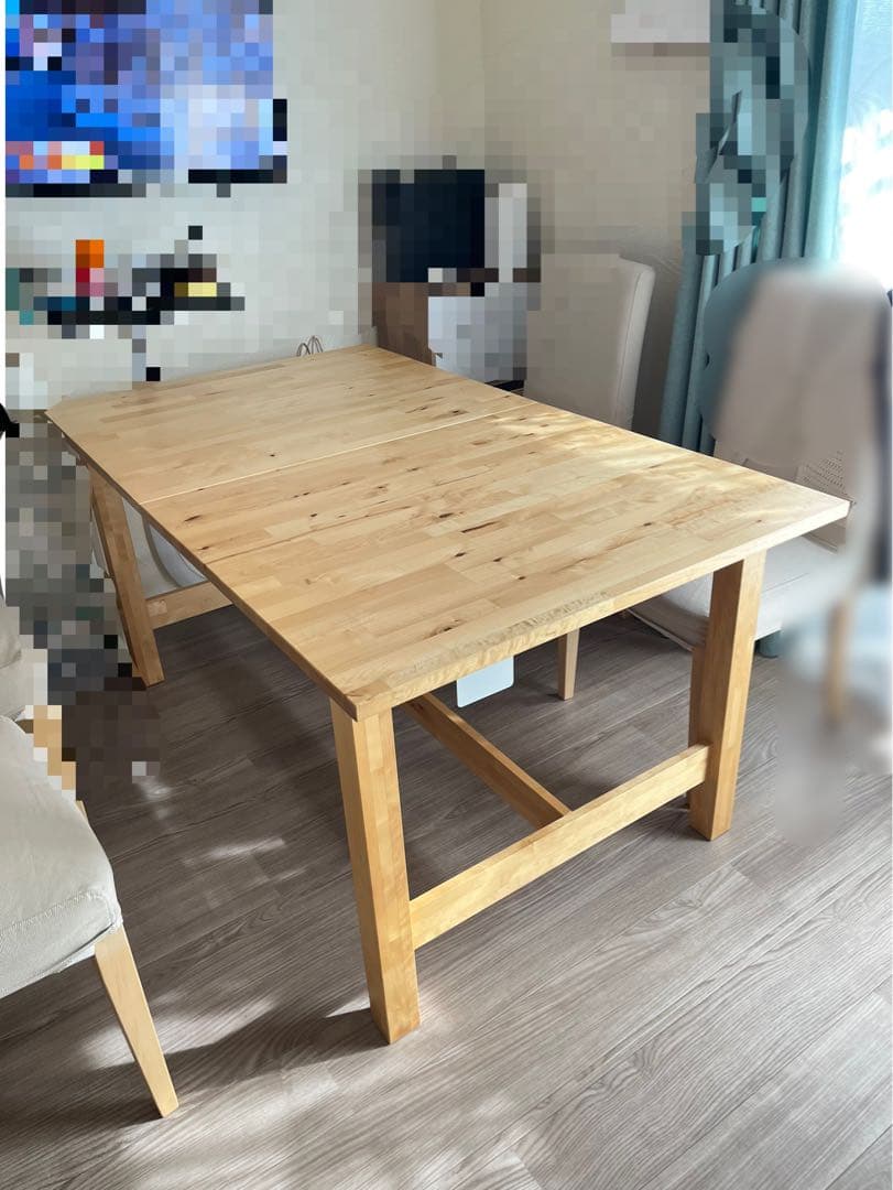 IKEA天然木 ダイニングテーブル