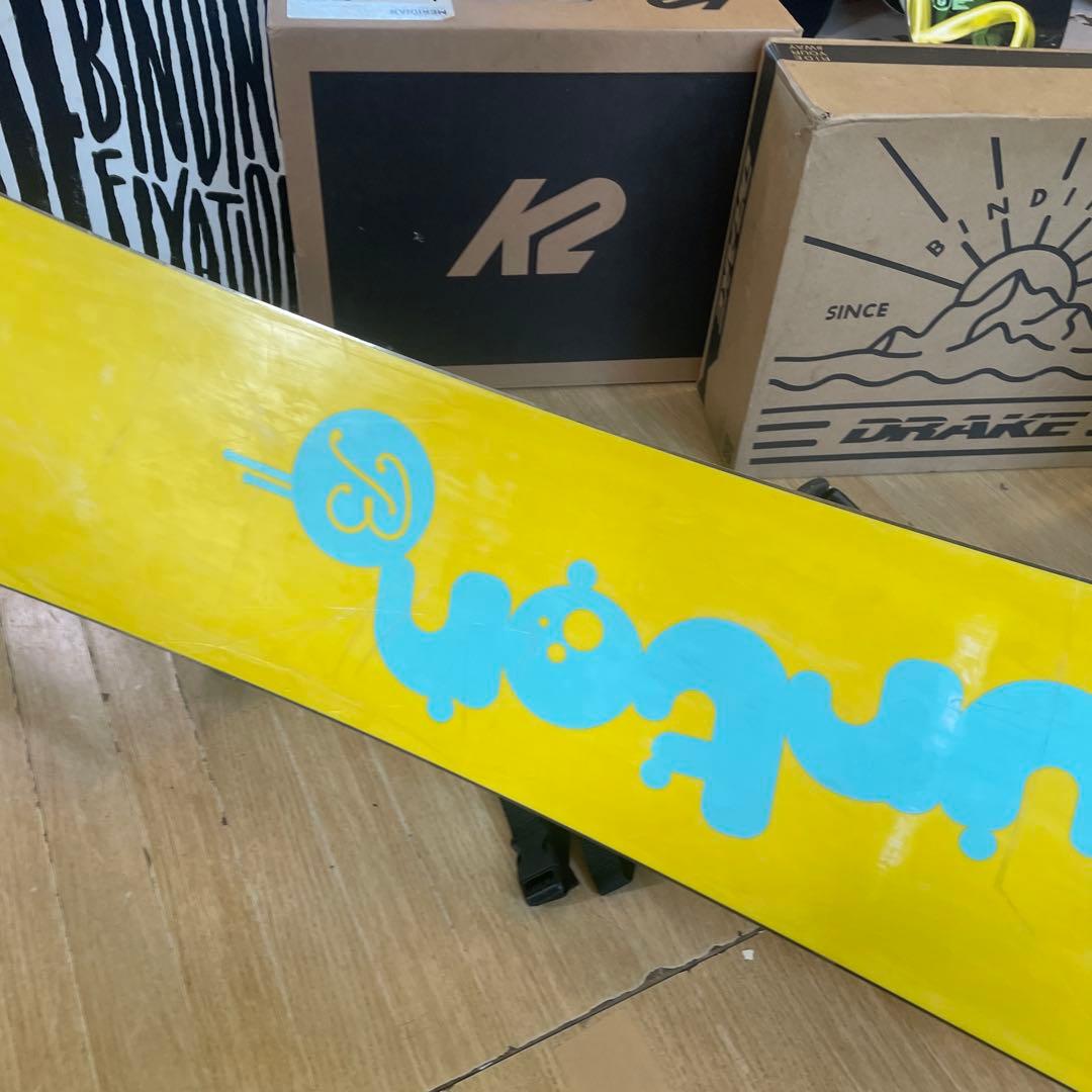 BURTON　キッズスノーボードセット　121cm　バートン　バイン付4点セット