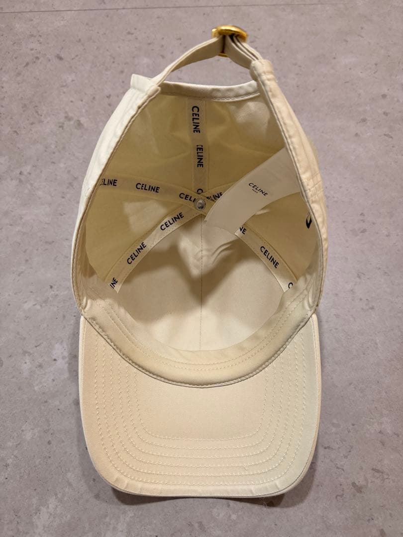 CELINE バニラ ベースボールキャップ S