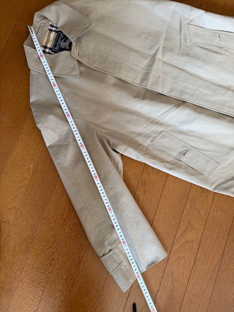 バーバリー ステンカラーコート ベージュ