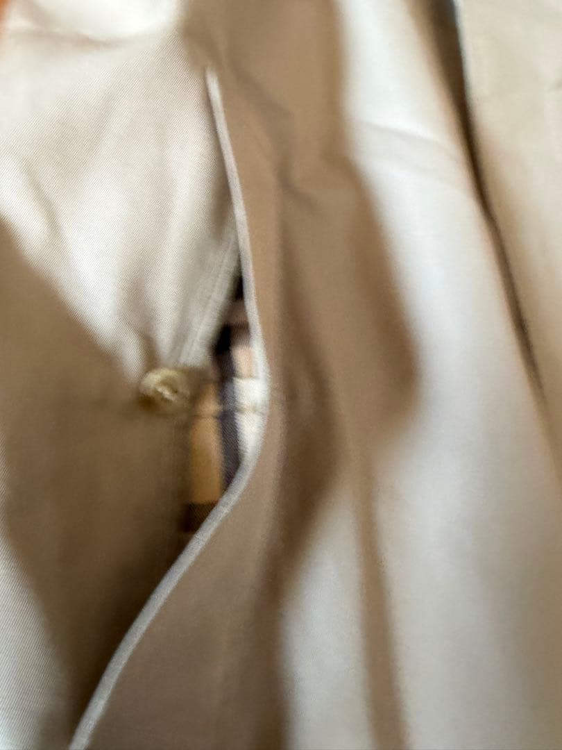 バーバリー ステンカラーコート ベージュ