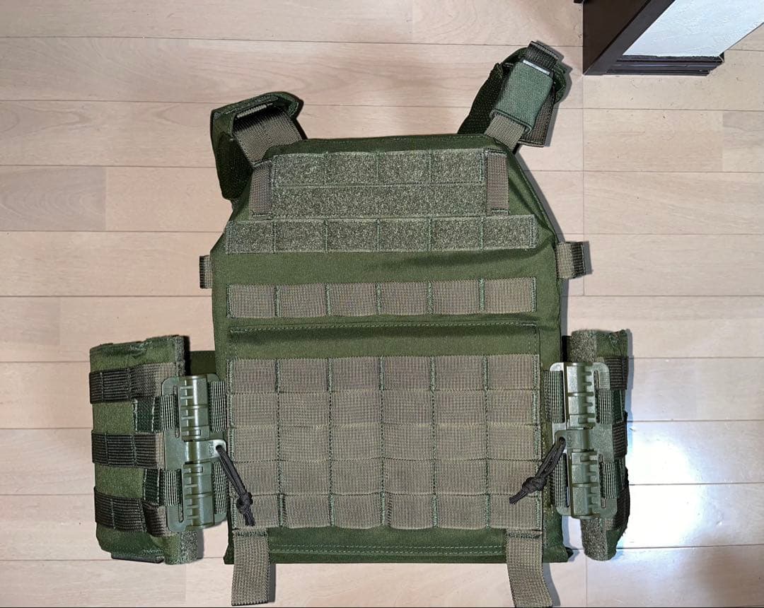 【最終値下げ】 実物 WAS製 プレートキャリアクイックリリース付 OD