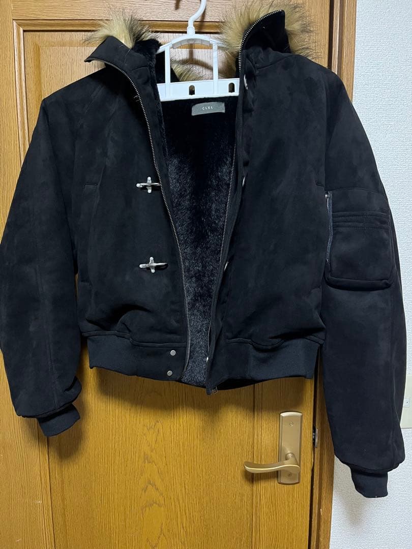 【CLEL】ファイヤーマン テックフェードN-2Bフライトジャケット　ブラック