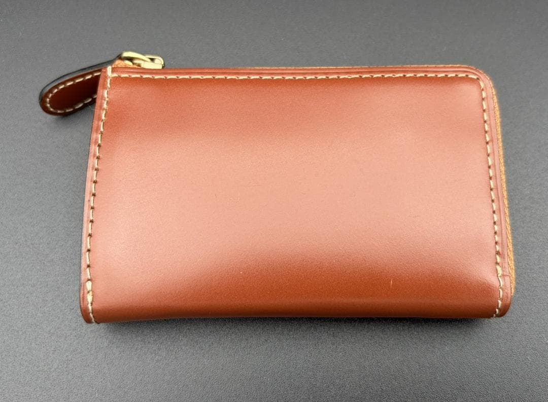 【極美品】GANZO L字ファスナー 小銭入れ ブライドルカジュアル