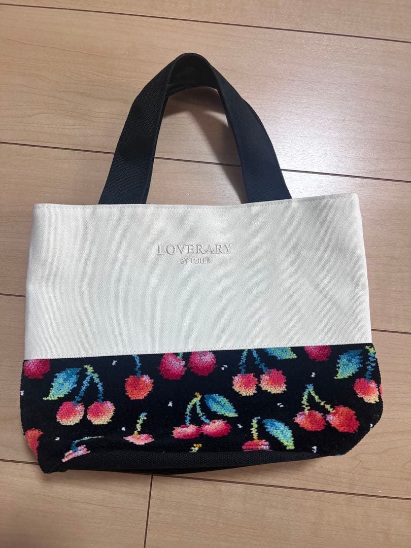 LOVERARY BY FEILER チェリードット トートバッグ