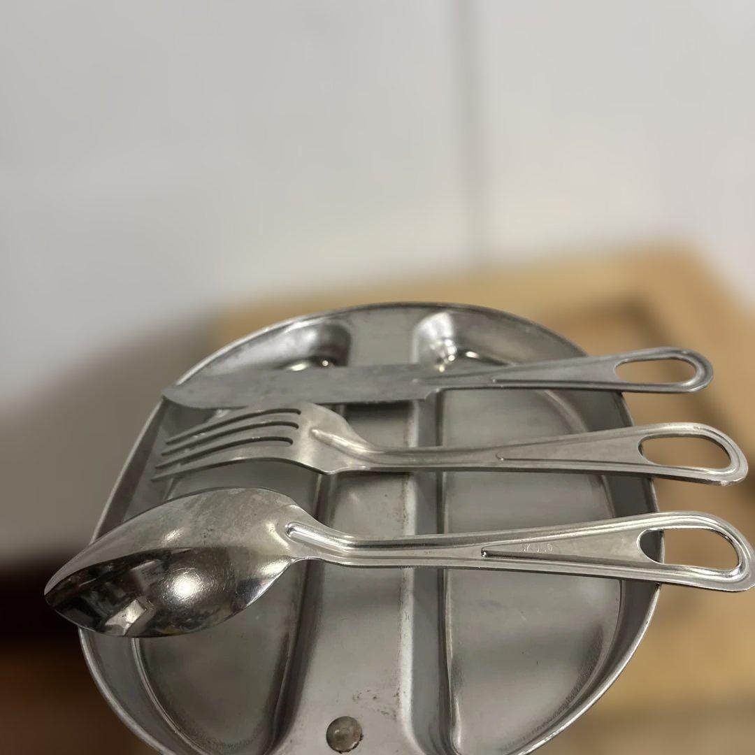 米軍　実物　1967年　メスキットパン　カトラリーセット　送料無料　④