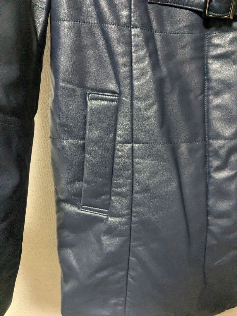 レザーコート　バルマン　BALMAIN　9号　ダウンコート　ピエール・バルマン