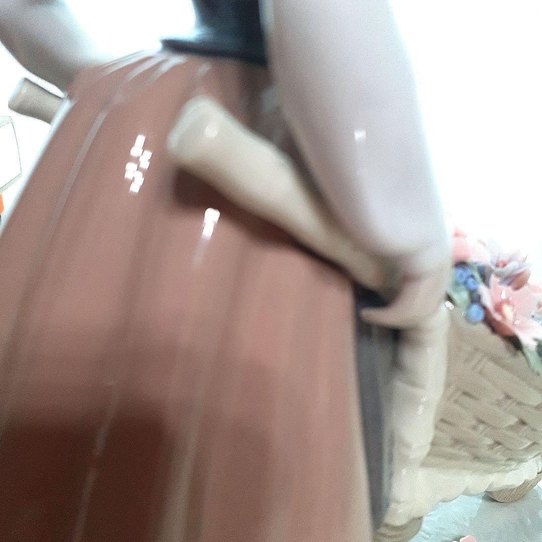 リヤドロ LLADRO 「花車を押す少女」(中古品)