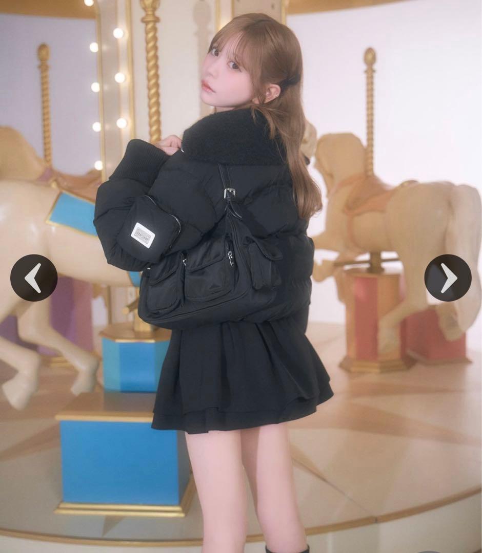 ミシェルマカロン　BIGカラーショートダウン