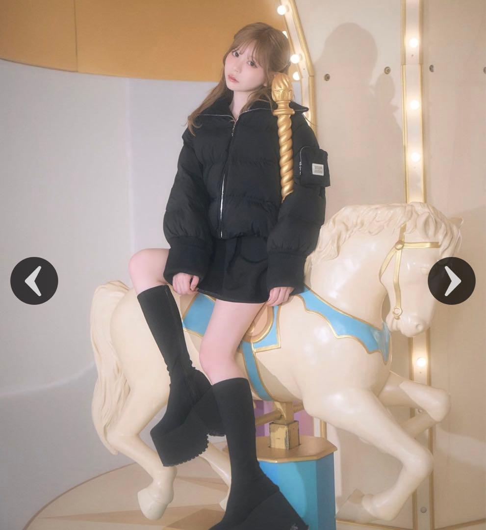 ミシェルマカロン　BIGカラーショートダウン