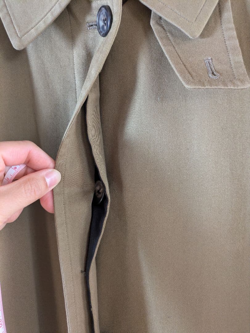 MARGARET HOWELL カーキ トレンチコート