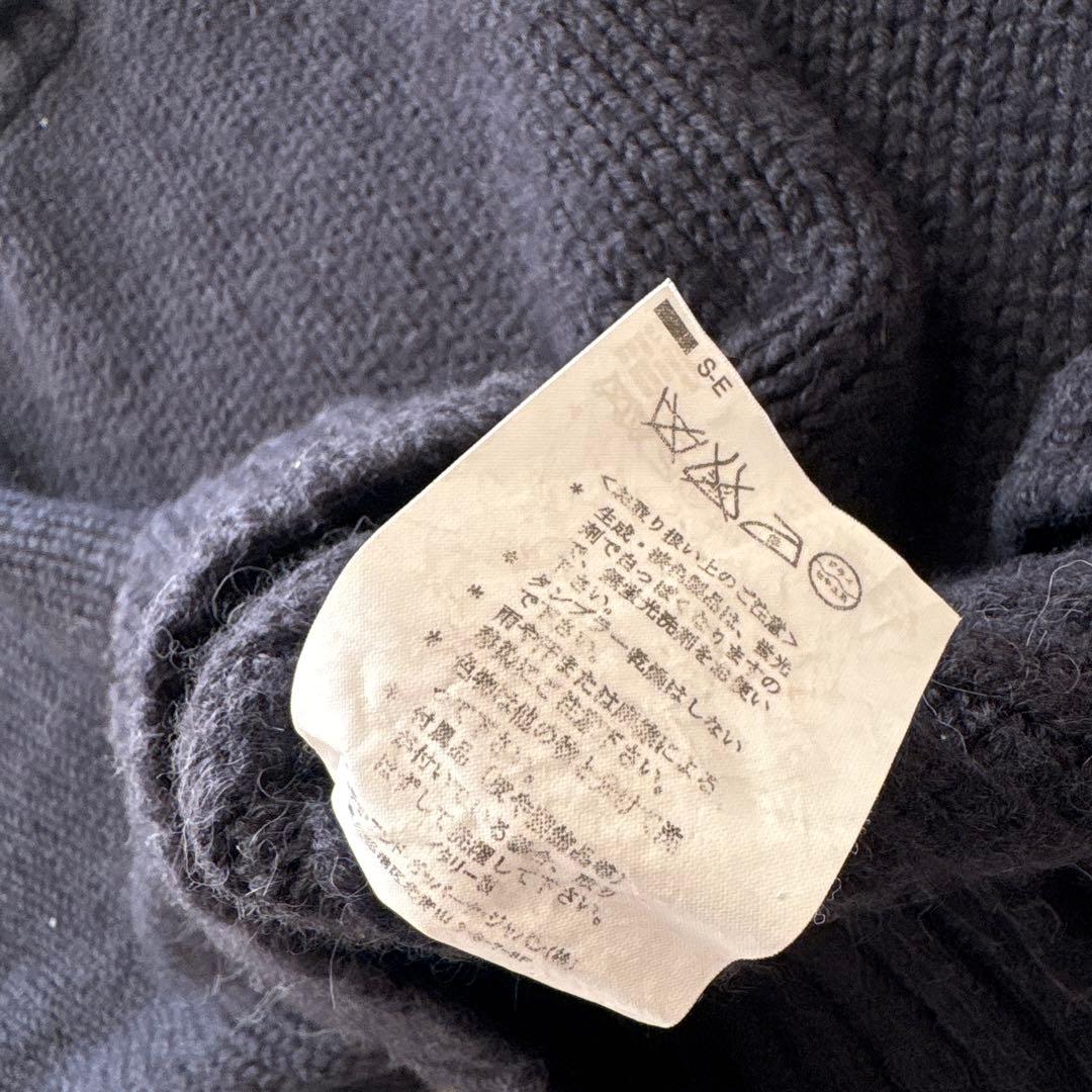 ドルチェアンドガッバーナ　キモノスリーブニット　アルパカニット　チャコールグレー