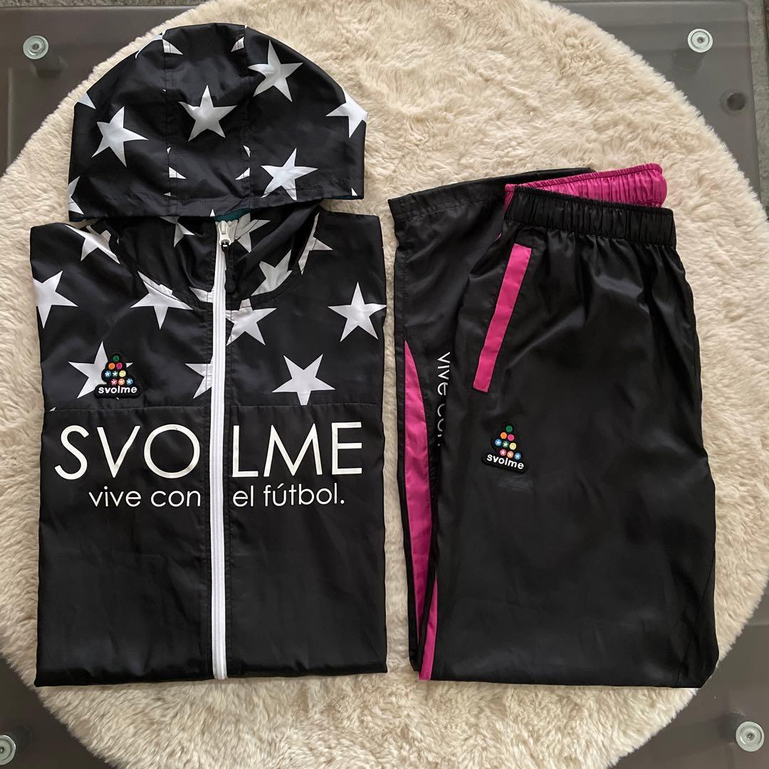 SVOLMEスボルメ星柄×ピステ ウィンドブレーカー×フルジップフーディパーカー