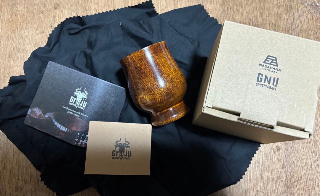 GNU漆 ウイスキーグラス長浜蒸留所-izumi-