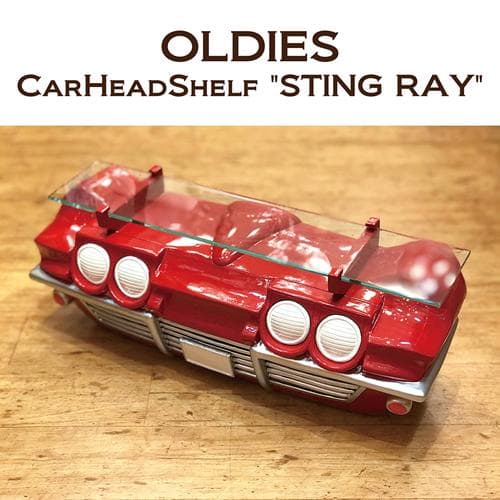 シボレー カー ウォールシェルフ (GK10063)ディスプレーラック シェルフ