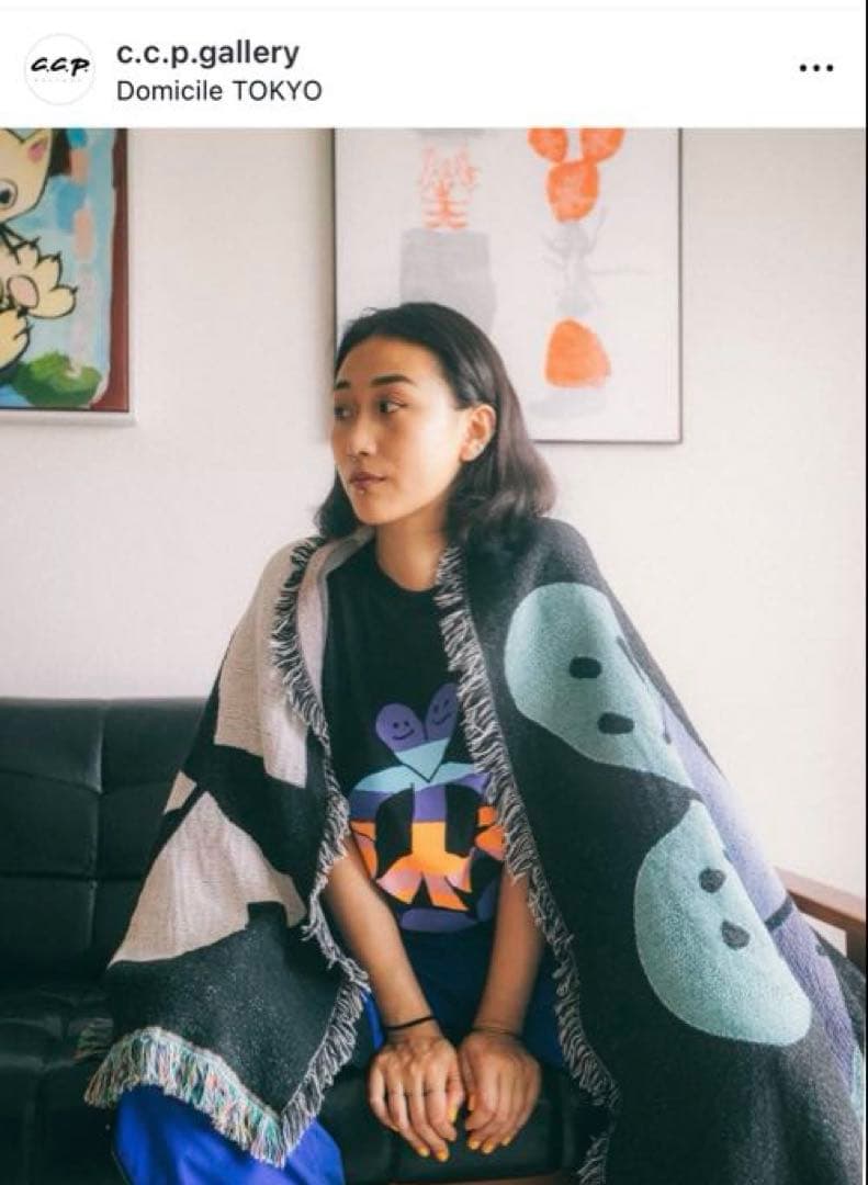 【入手困難】c.c.p. コンタン・シャンブリー　ブランケットdomicile