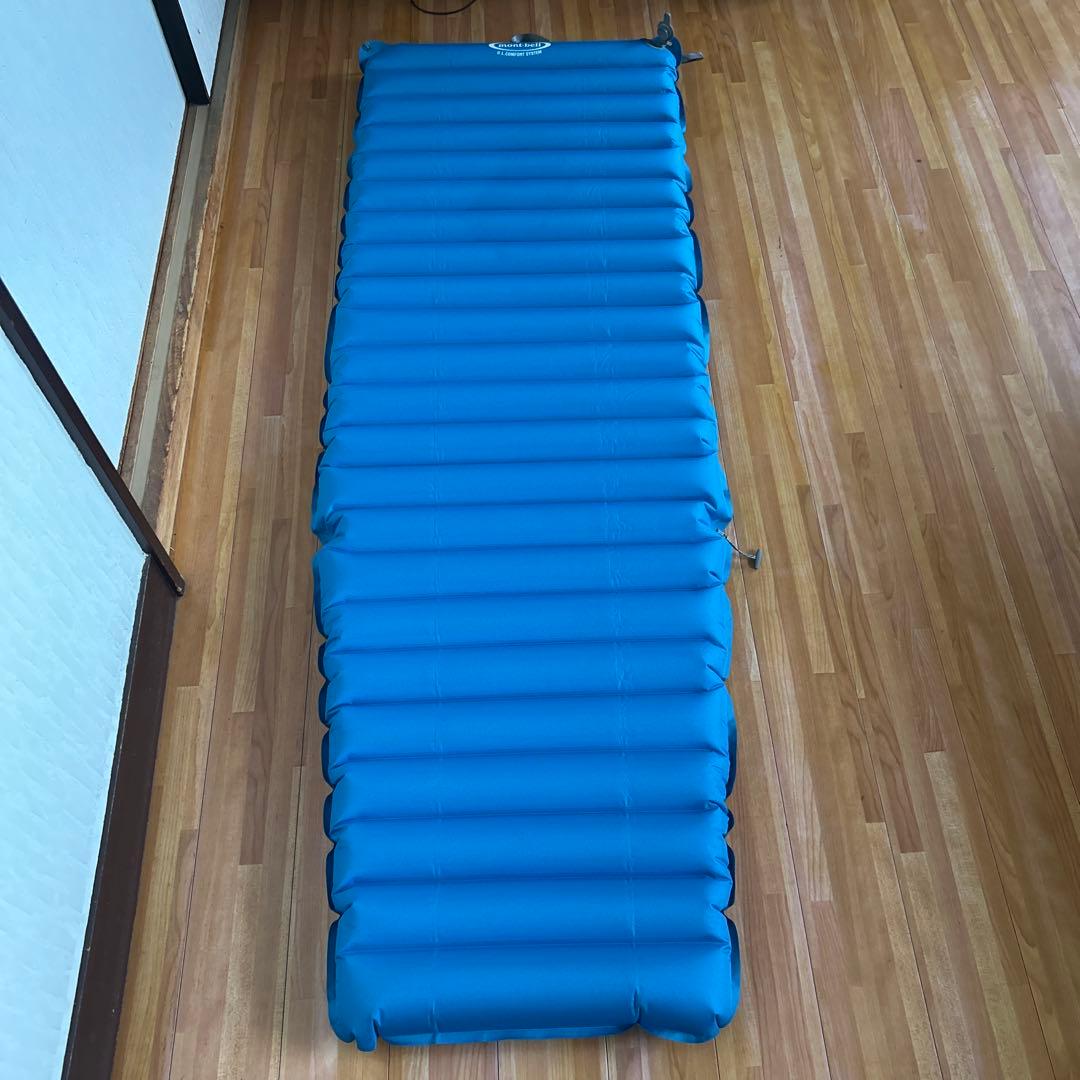 モンベルのエアマット150ととポンプバッグのセット￼