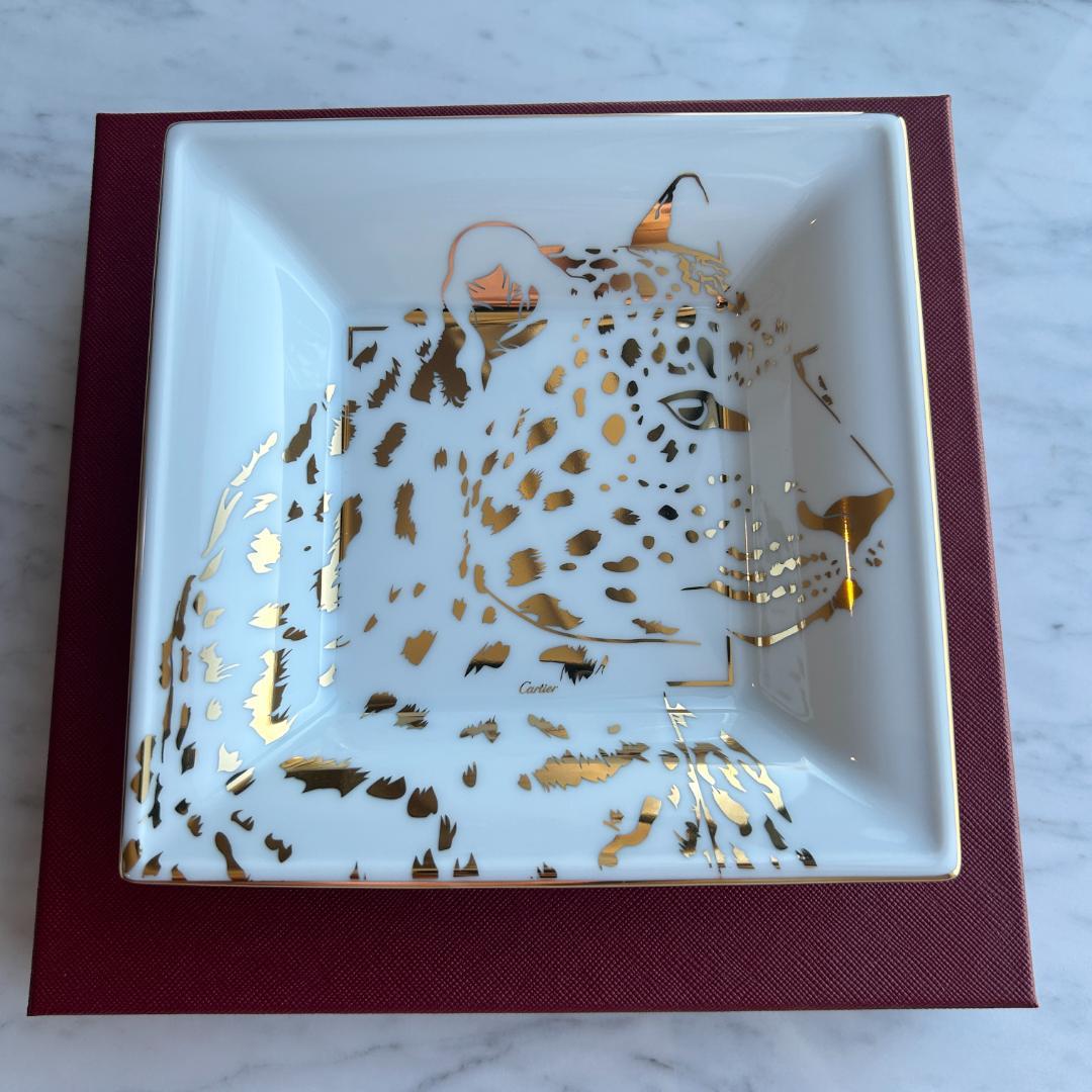 ＊希少・未使用＊Cartier カルティエ　パンテール　トレイ　小物入れ　飾り皿