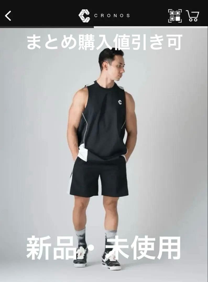 CRONOS タンクトップ ブラック