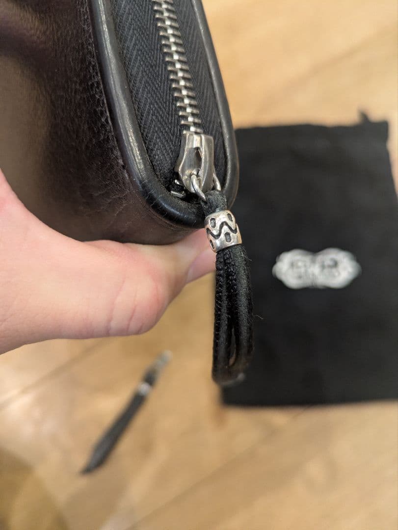 ビルウォールレザー長財布ジャンク