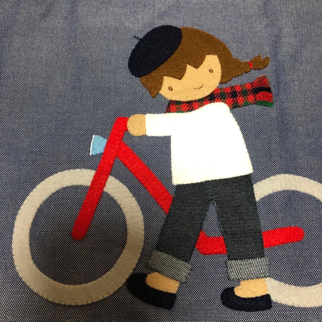 超美品　ファミリア　デニムバッグ　廃盤　レッスンバッグ