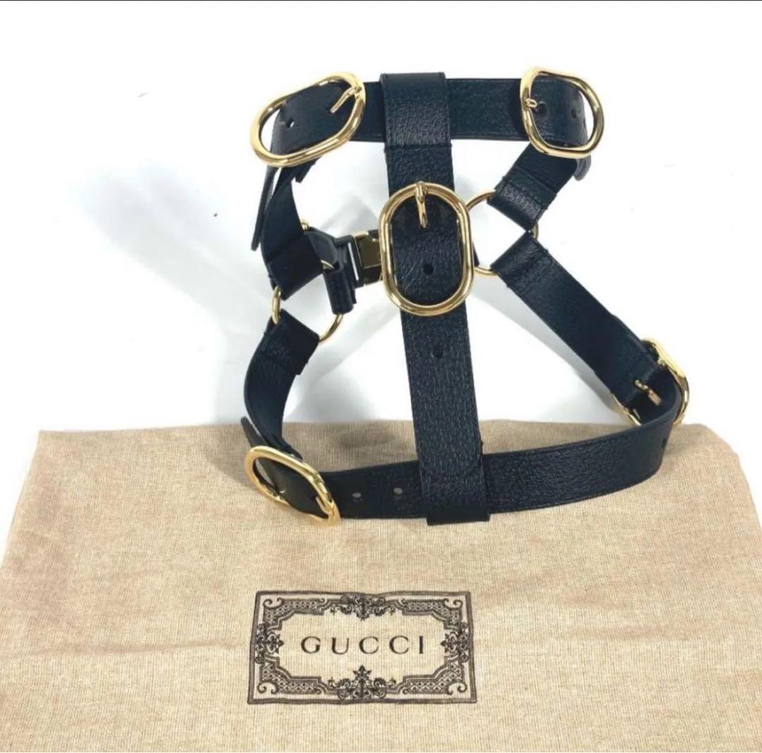 未使用品 グッチ ペット ハーネス 犬用 Lサイズ