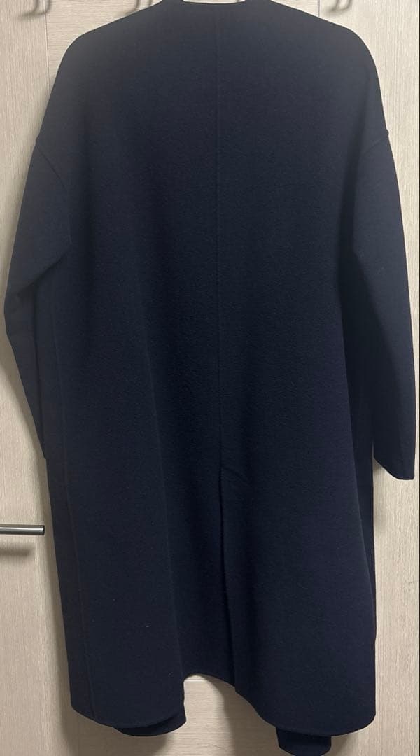 定価¥117.700 ドゥーズィエムクラスCINOH 紺色ウールカシミヤコート