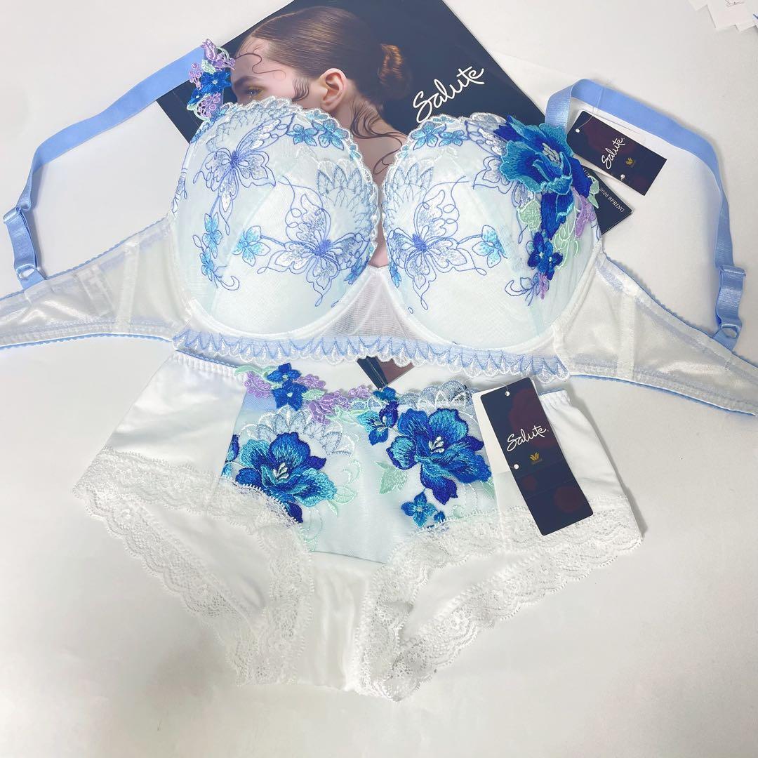 ワコール サルート42G P-up 42G みずがめ座 ブラ&ショーツI65M