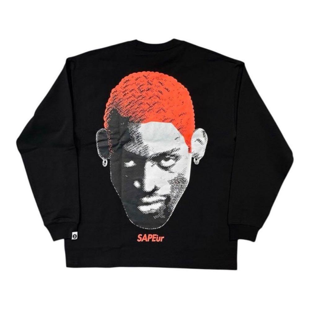 SAPEu デニスロッドマン　オレンジ ロンT