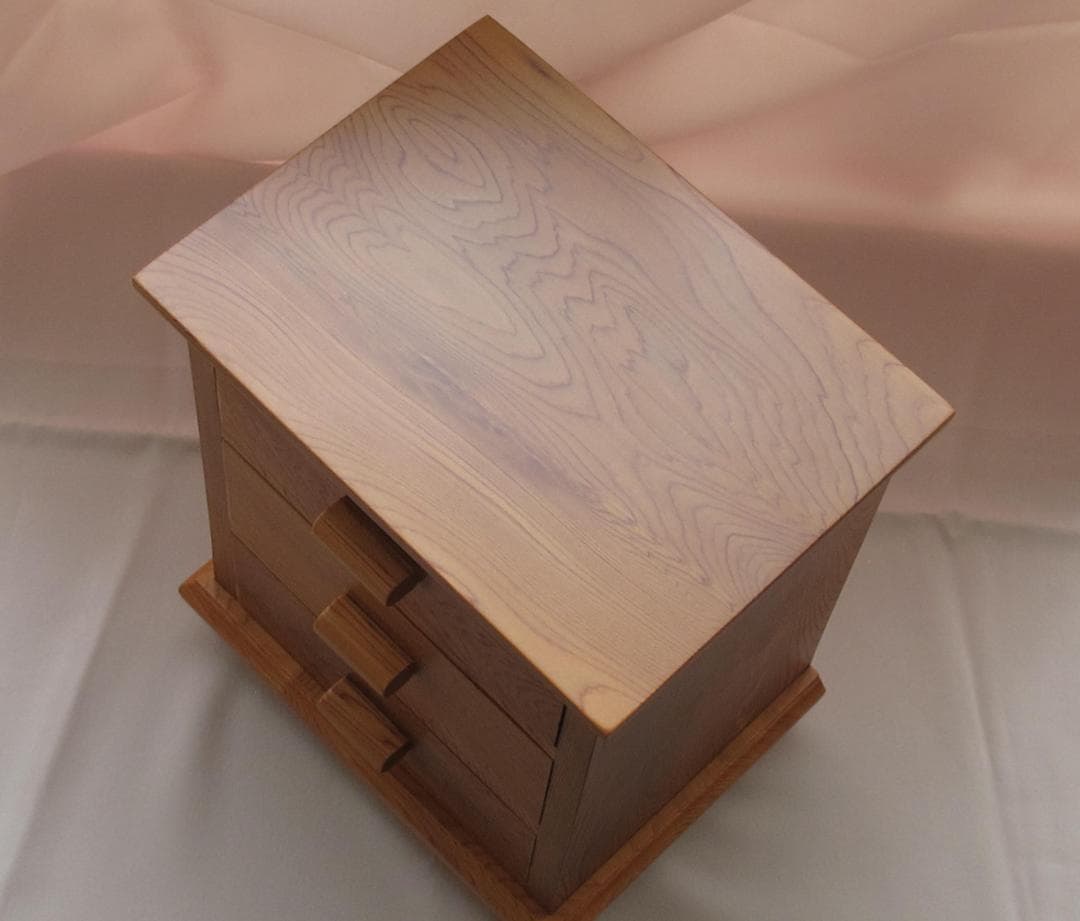 屋久杉三段小物入れ