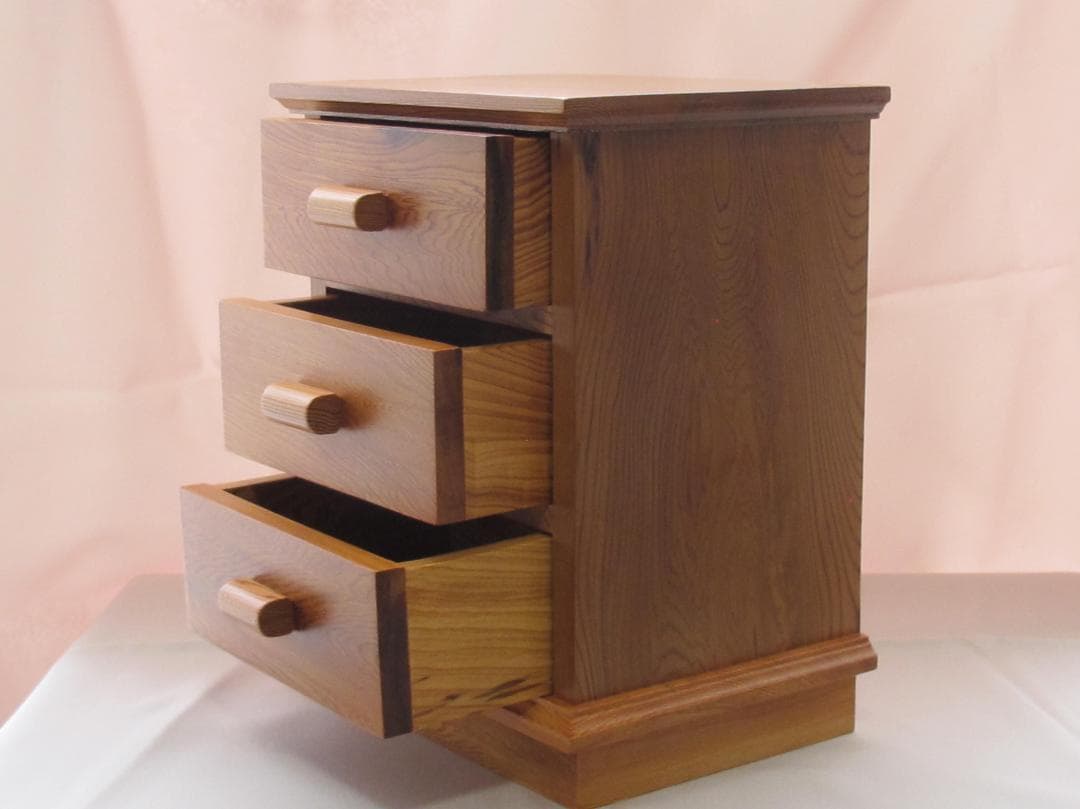 屋久杉三段小物入れ