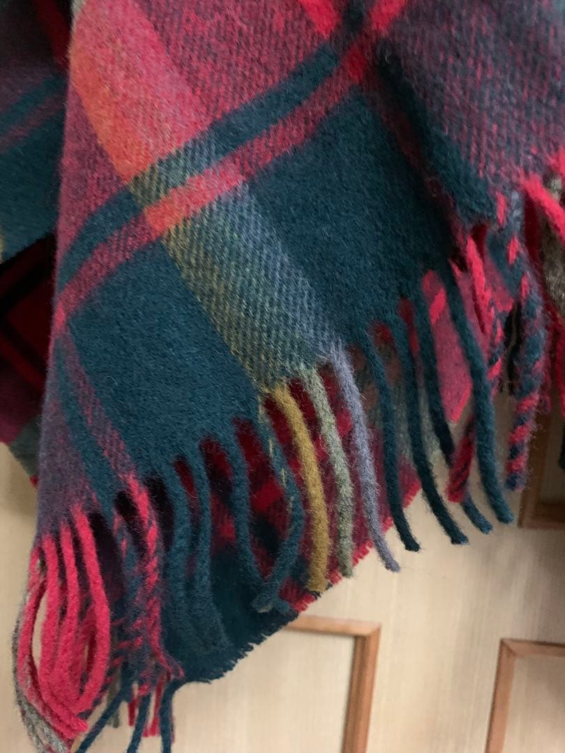 23区Abraham Moon ラムウール ポンチョ ストール