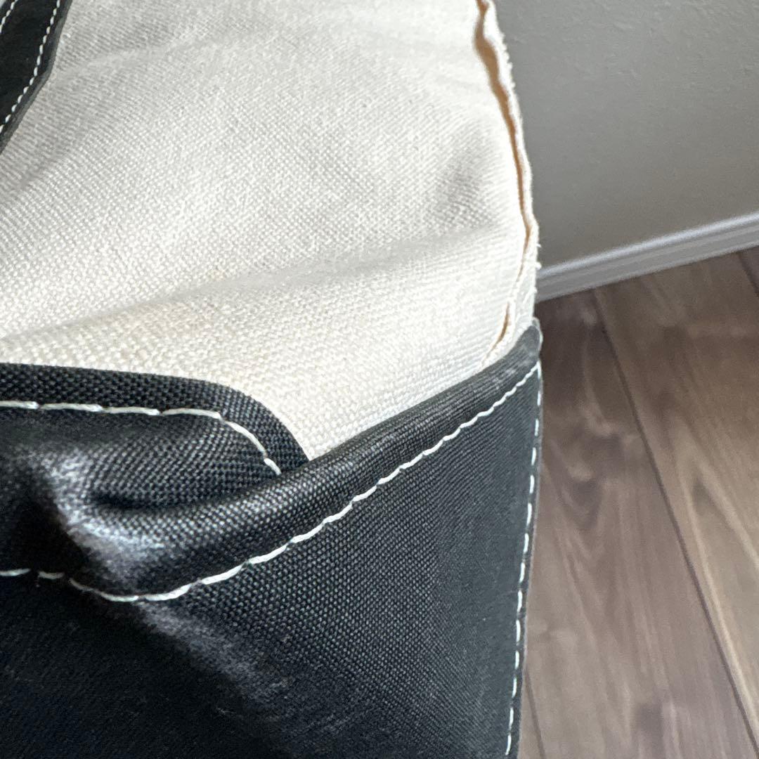 ネ*ミ様 エルエルビーン　レア！ブラック！トートバッグ ジップトップ 黒　80s