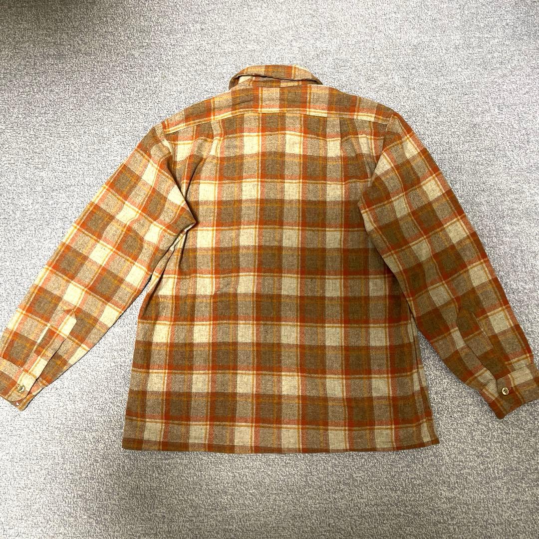 70's PENDLETON ボードシャツ ブラウン系