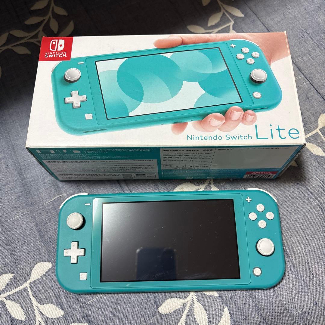 Nintendo Switch Lite　ターコイズ　充電器箱付き