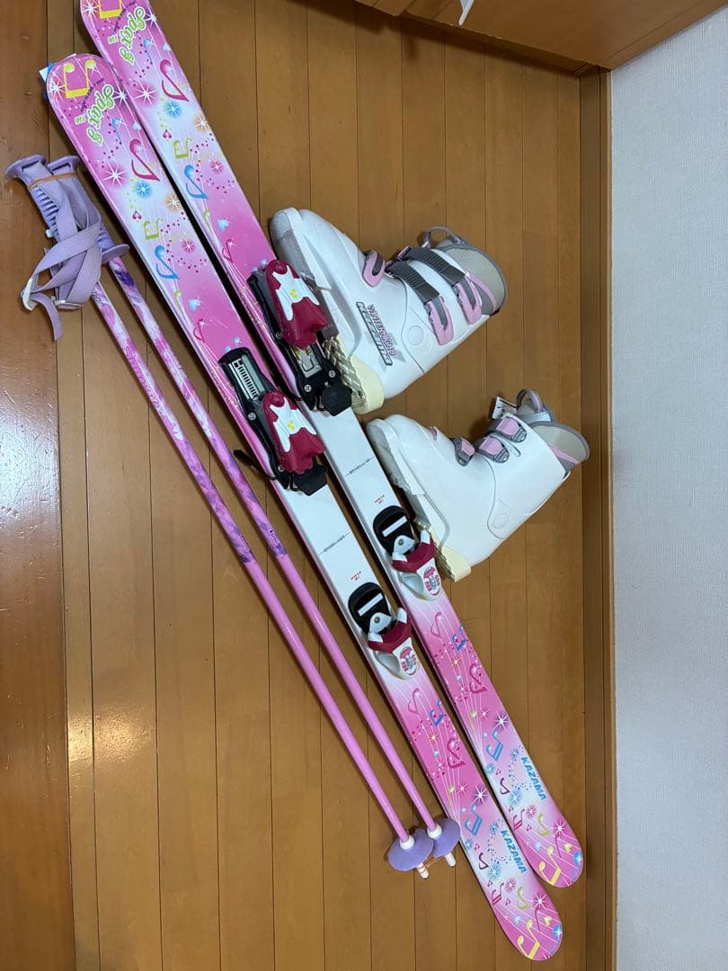 美品 スキーセット 板146cm 靴24cm身長140〜160cm用