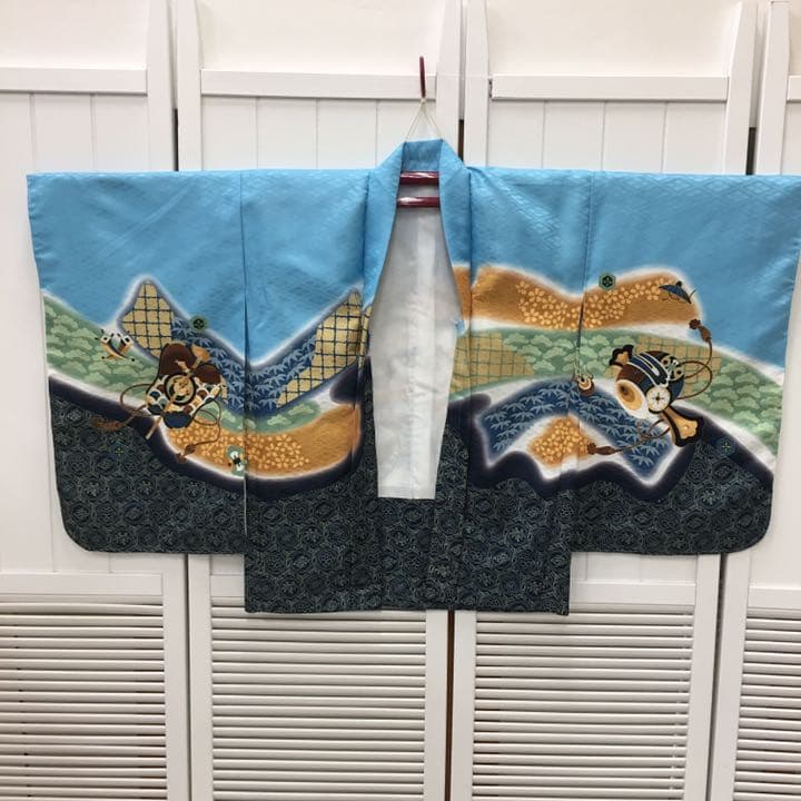 ❪5745❫   ◇  五歳男の子  七五三   羽織・袴10点セット   ◇