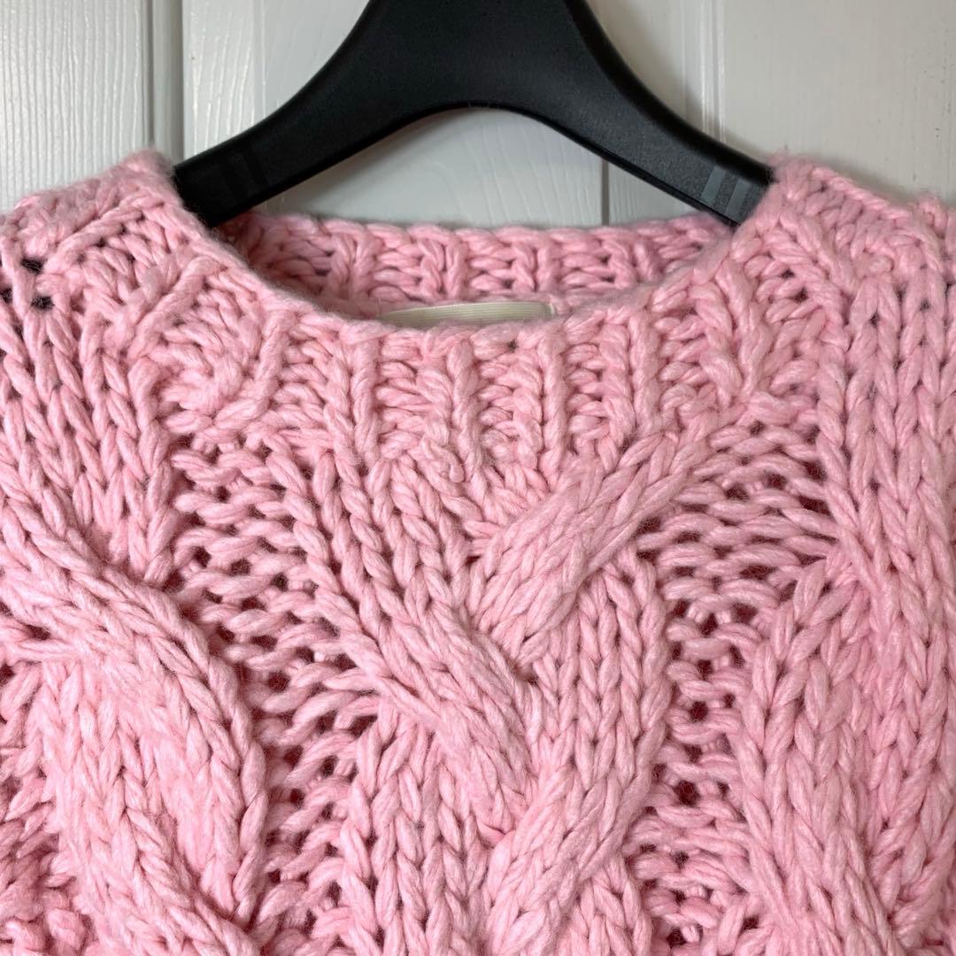 THE TOEザトゥー　marais handmade knitケーブル　ニット