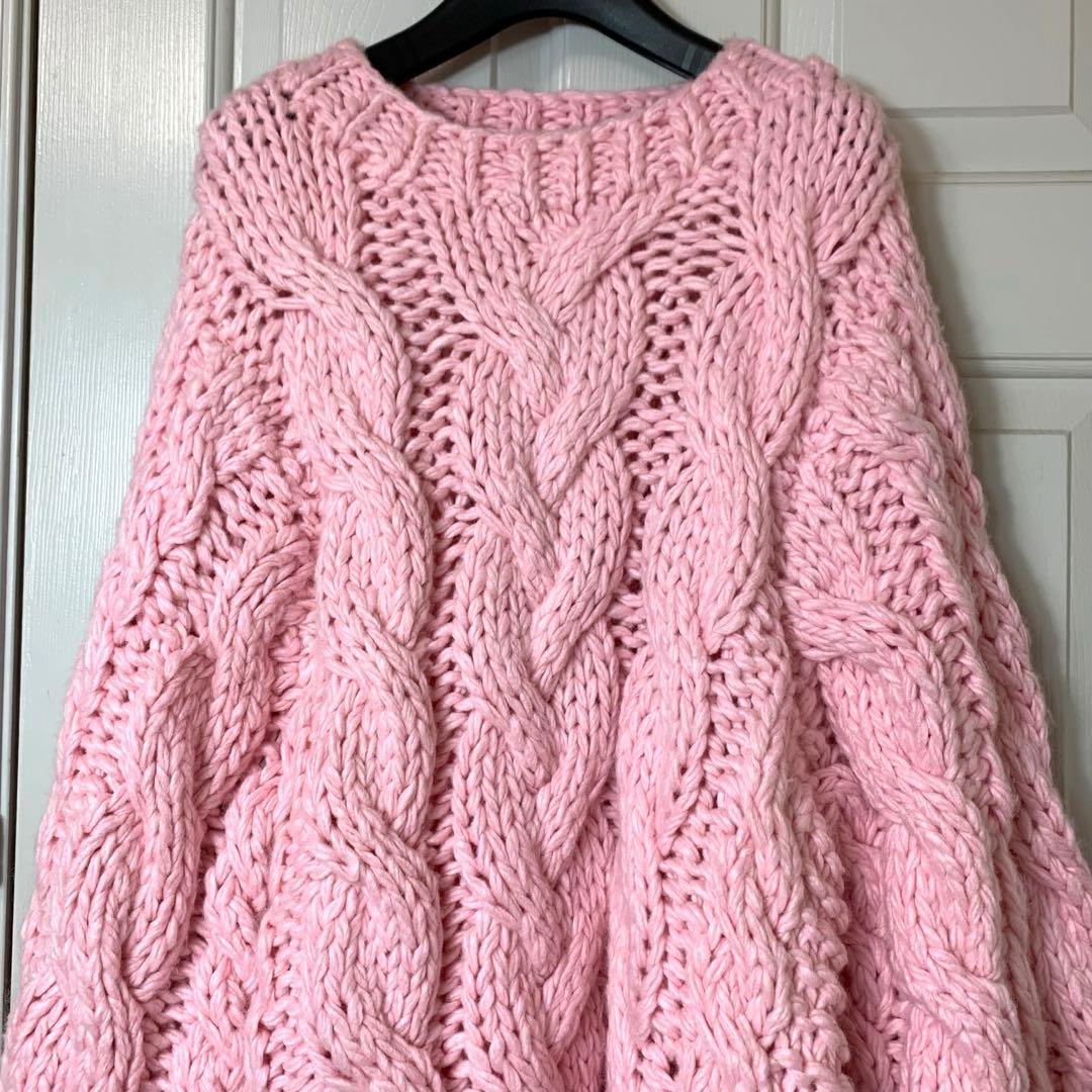 THE TOEザトゥー　marais handmade knitケーブル　ニット