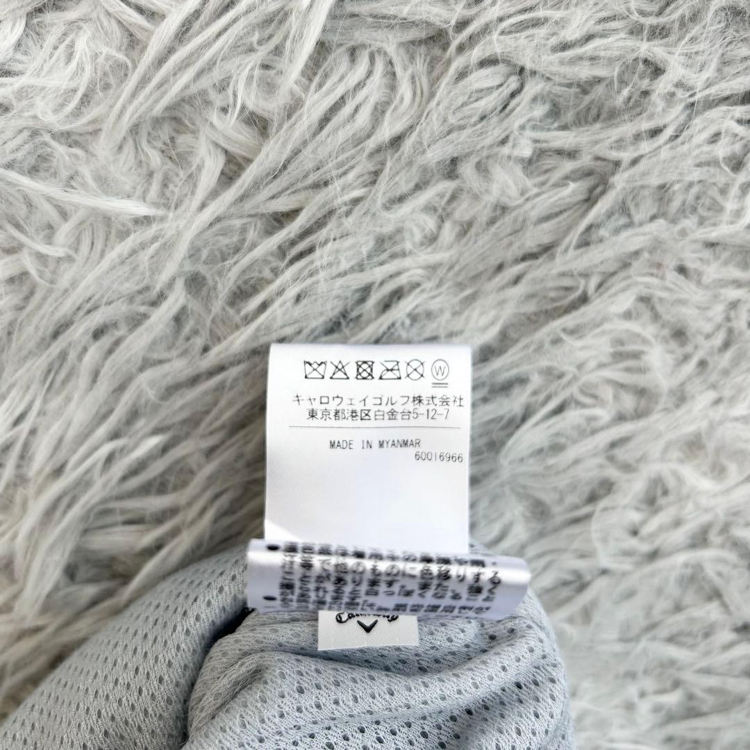 新品　キャロウェイ　ジャケット　ブルゾン　中綿　フーディ　フルジップ　グレー　L