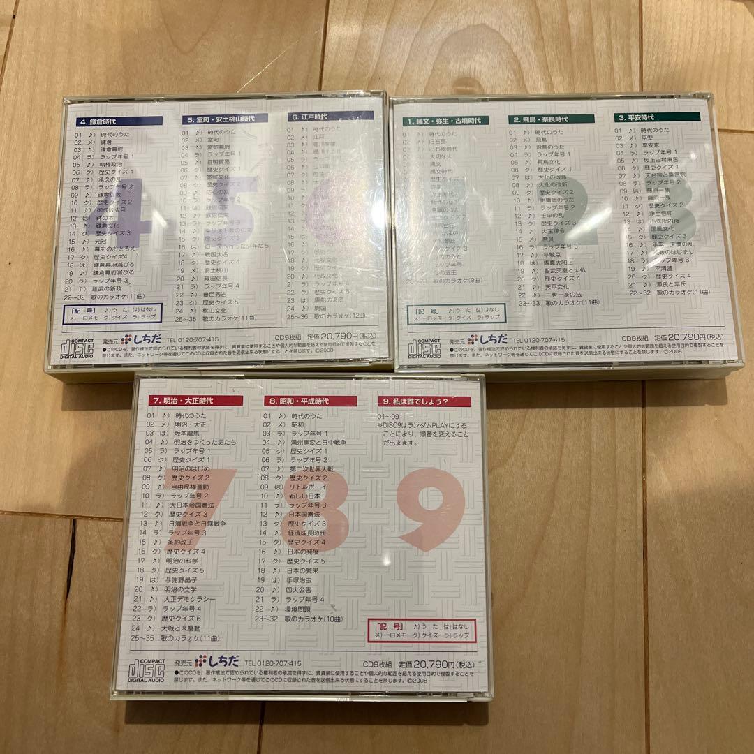 ぴ*ん様 しちだ　れきし探訪　CD 9枚セット