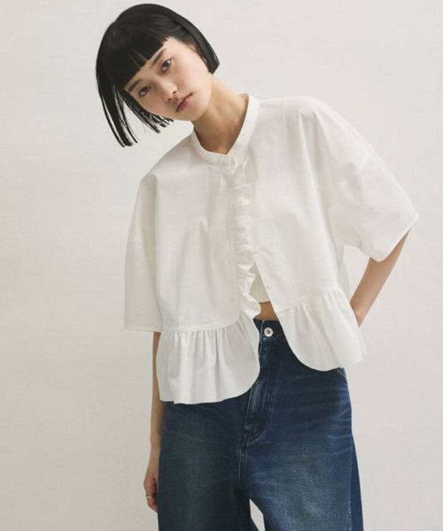 アダムエロペ Adam et Rope フリルブラウス