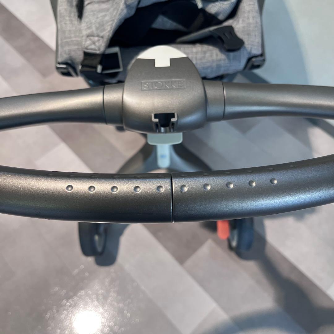 最終価格！STOKKE エクスプローリー グレー ベビーカー ハイシートデザイン