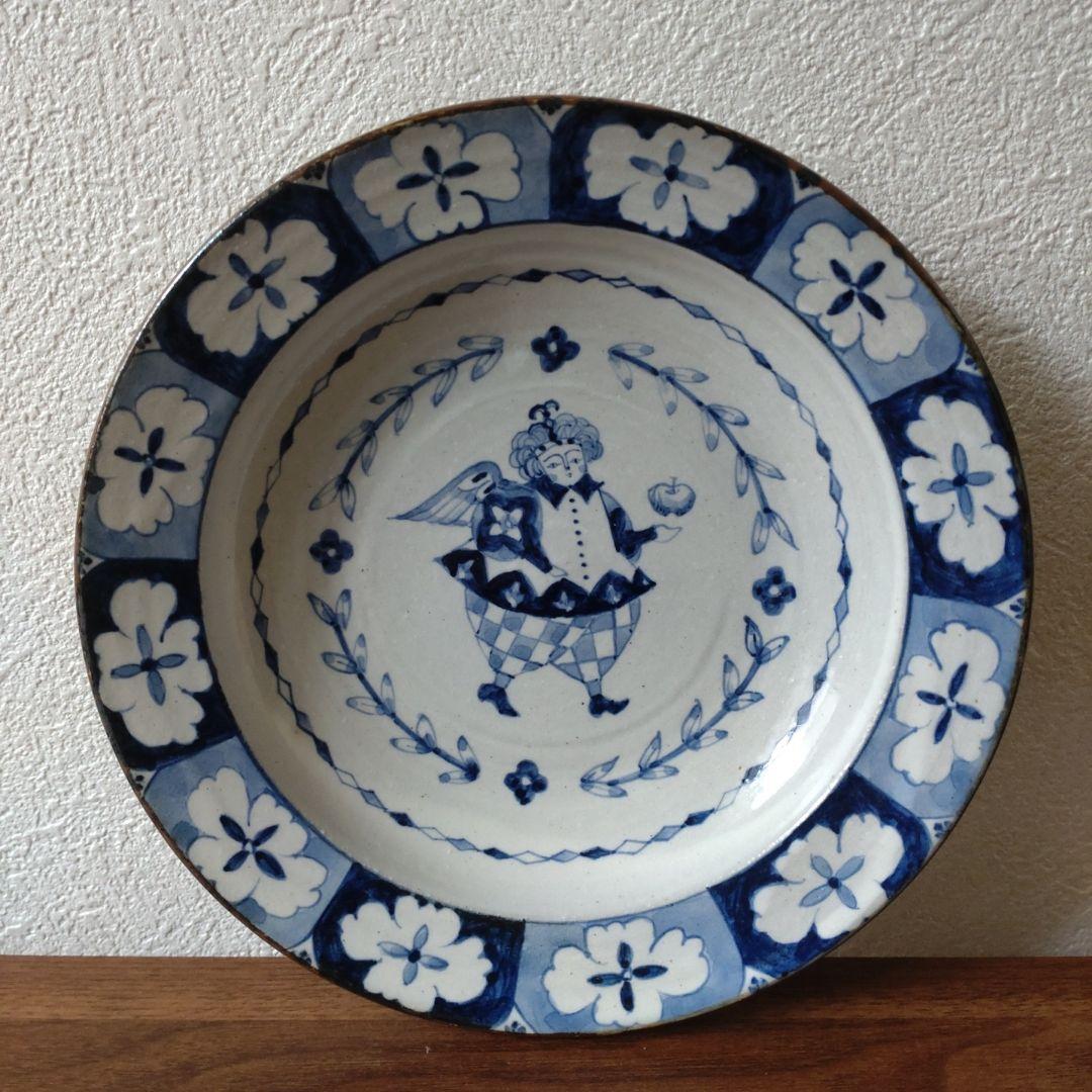 陶器　染付皿