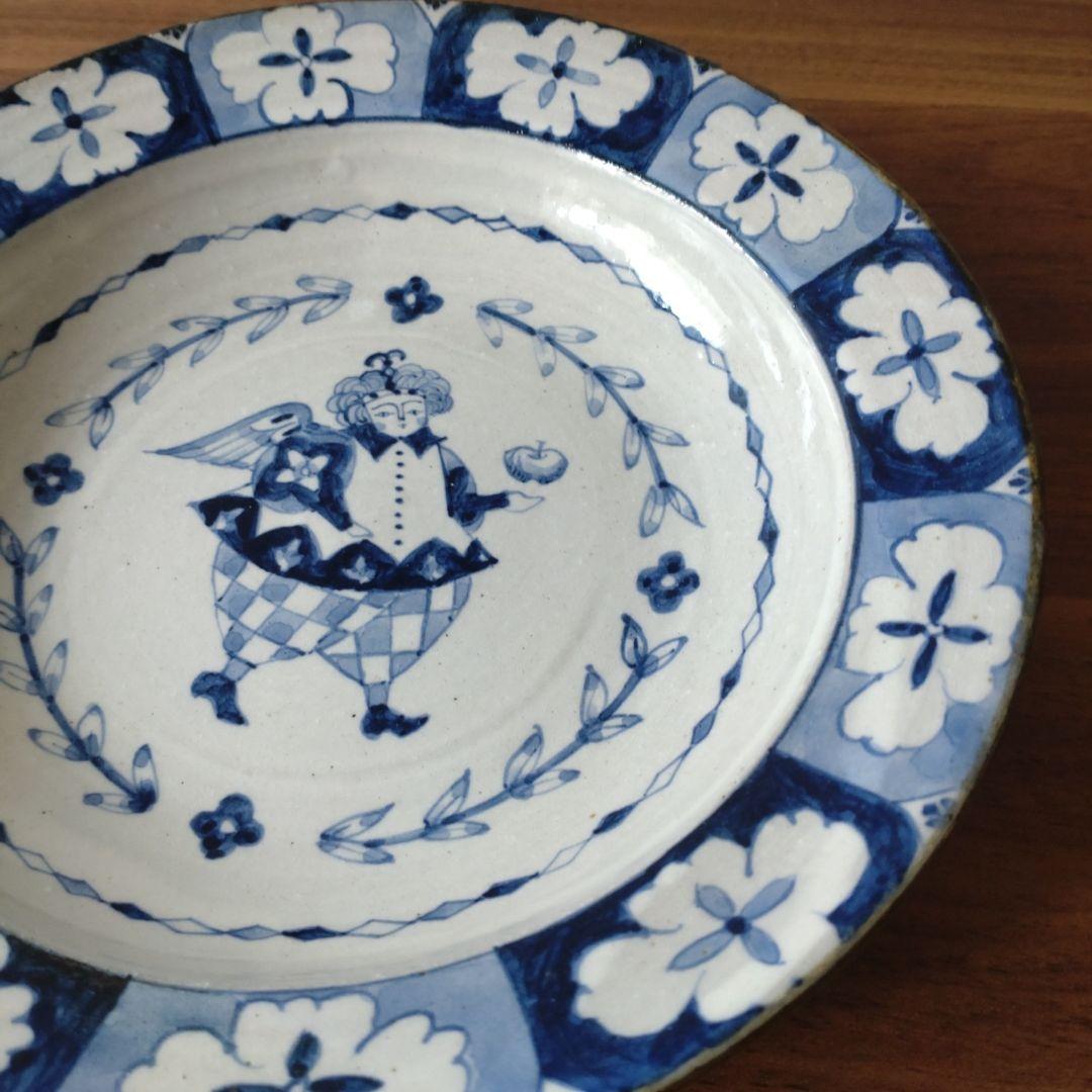 陶器　染付皿