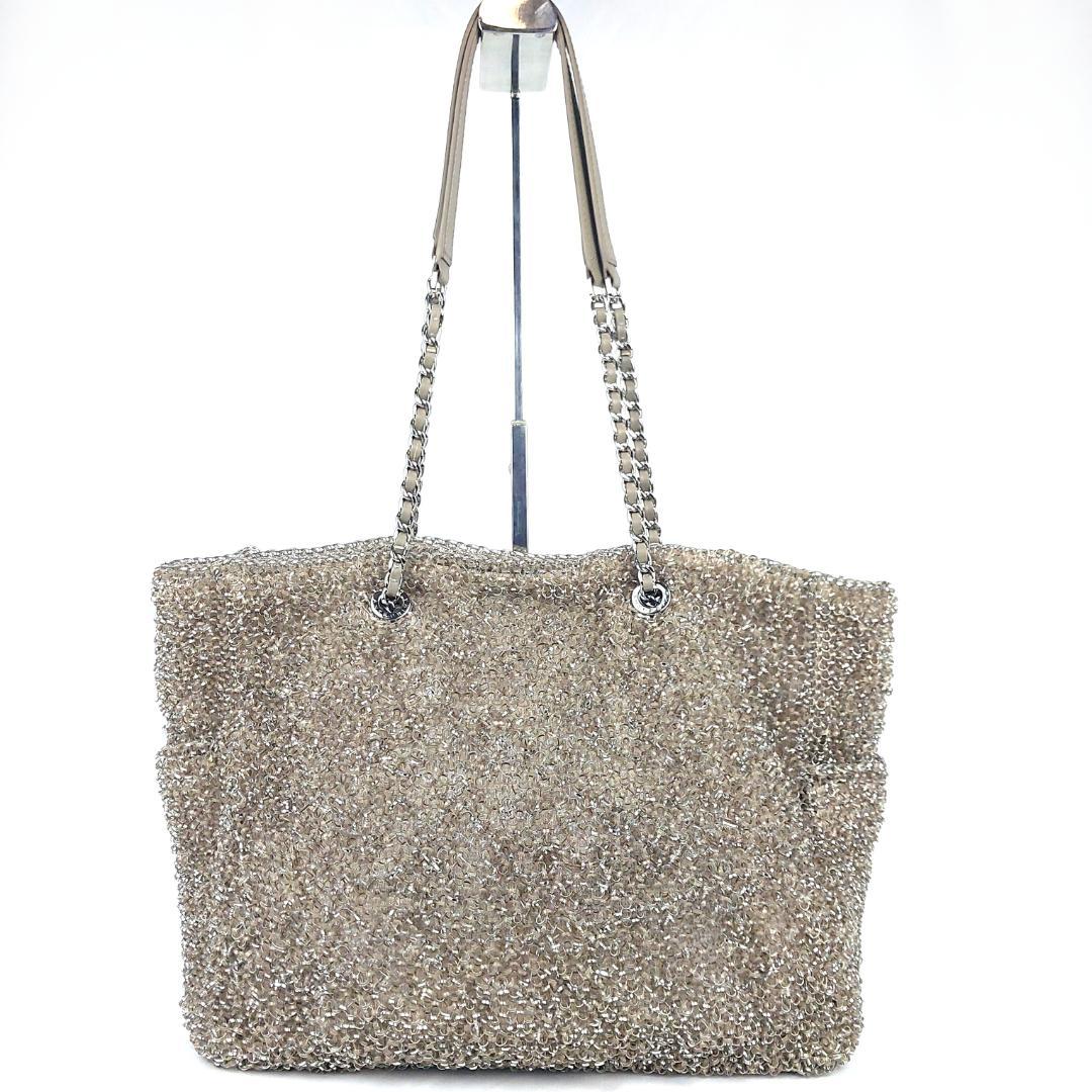 ANTEPRIMA アンテプリマ ラージ カーキシルバー ワイヤーバッグ A4可