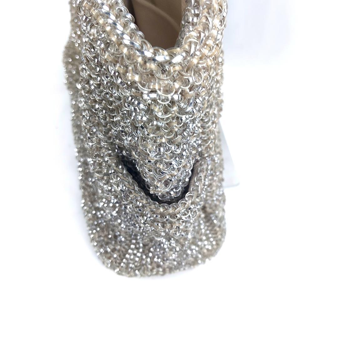 ANTEPRIMA アンテプリマ ラージ カーキシルバー ワイヤーバッグ A4可